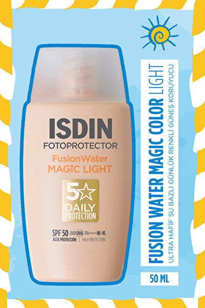 ISDIN Fotoprotector Fusion Water Color Light Spf 50 50 ml Colored Water Based...
