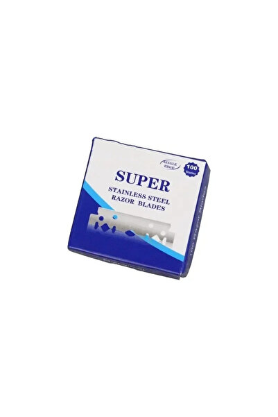 Choice8 100Pcs Blades New Professional Wood Handle Barber Razor, Manual Shave...