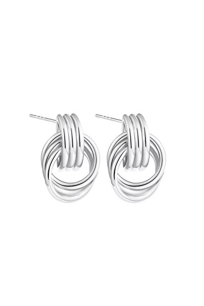 Choice T142 2 Retro Gold Plated Stainless Steel Texture Earrings for Women Ci...