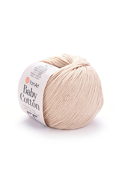 Yarnart Baby Cotton - Baby Hand Knitting Thread Light Beige-404