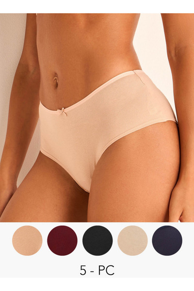 FAV Set of 5 - Briefs Bow Accent