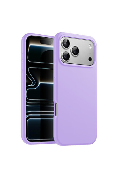 Casey Studios Apple iPhone 17 Pro Калъф, силиконов, микрофибър, тънък, повдиг...