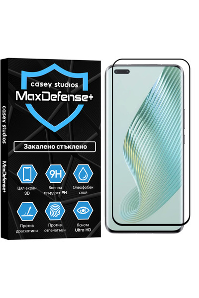 Casey Studios Стъклен протектор Honor Magic5 Pro, 3D пълно покритие, Ultra HD...