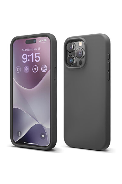 Casey Studios Силиконов калъф iPhone 15 Pro Max, с микрофибър, тънък, защитен...