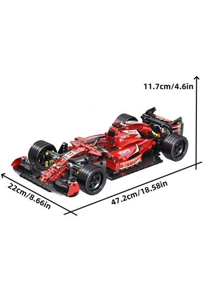Choice no original box 1280PCS 1280pcs Technical Formula Racing Car Building ...