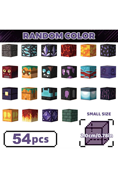 Choice Random 54pcs 54pieces Kids Magnetic Building Plastic Stacking Coloring...