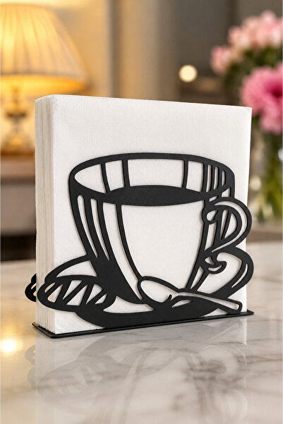 VENON Black Coffee Cup Napkin Holder Napkin Holder Metal Napkin Paper Napkin ...