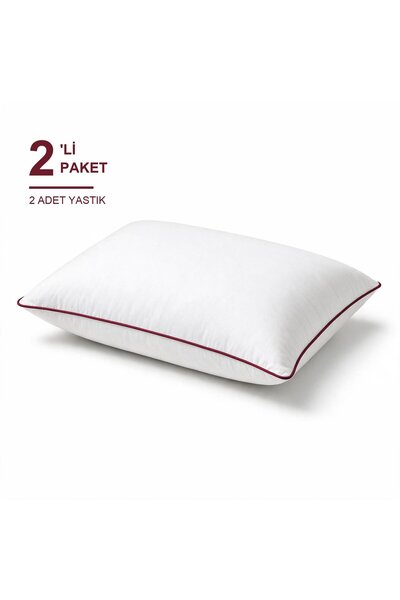 Binna Soft Cloud Support Biyeli Yastık 2'li Paket 50x70 cm 1200 gr Boncuk Sil...