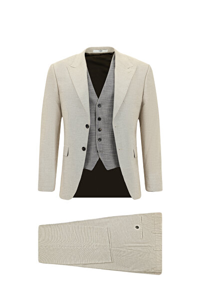 Kiğılı 7 Drop Slim Fit Slim Fit Vest Combination Suit