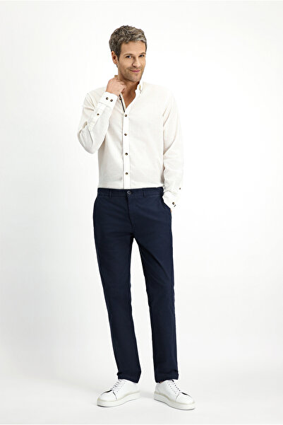 Kiğılı Relaxed Fit Comfortable Cut Lycra Canvas / Chino Pants
