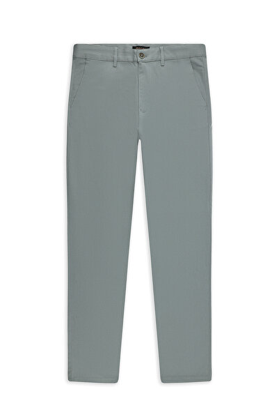 Abdullah Kiğılı Regular Fit Standard Cut Patterned Lycra Canvas / Chino Trousers