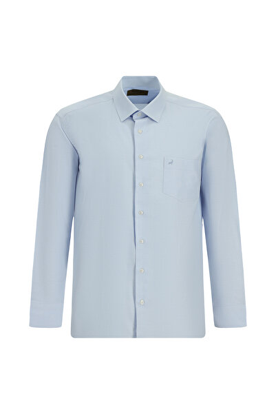 Abdullah Kiğılı Long Sleeve Classic Pocketed Cotton Shirt