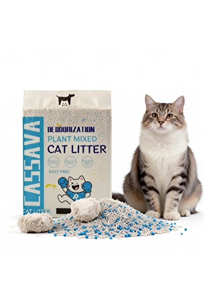 TaoTaoPets Innovative Tofu Litter + CASSAVA Plant Based +SAP Polymer ,None St...