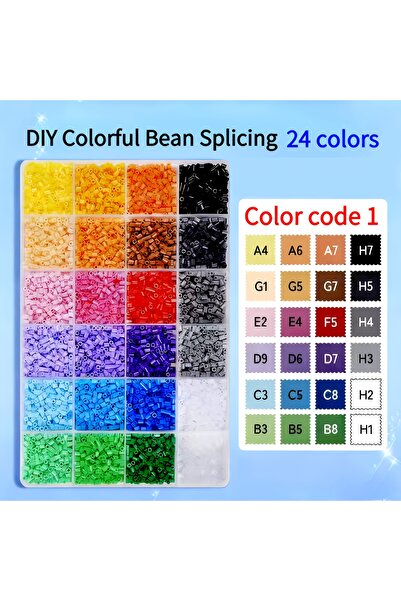 Choice5 7200 pcs 2.6mm 96 Colors Hama Beads Education Iron Beads 3D Puzzle Be...