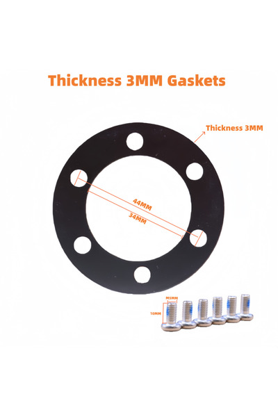 Choice10 3MM Gasket XOD Electric Scooter Oil Brake 2PIN Plug for Kukirin A1/G...