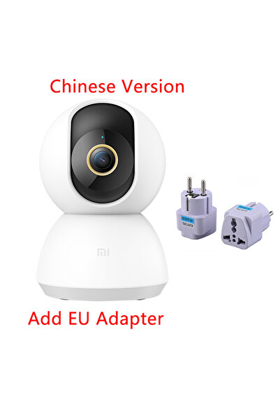 Xiaomi Add EU Adapter New Smart Camera 2K 1296P HD 360 Angle Indoor Baby Secu...