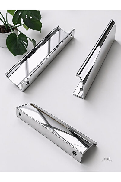 DKSDİZAYN Internal Side Handle Integrated Chrome - 1St. Grade Aluminum Handle...