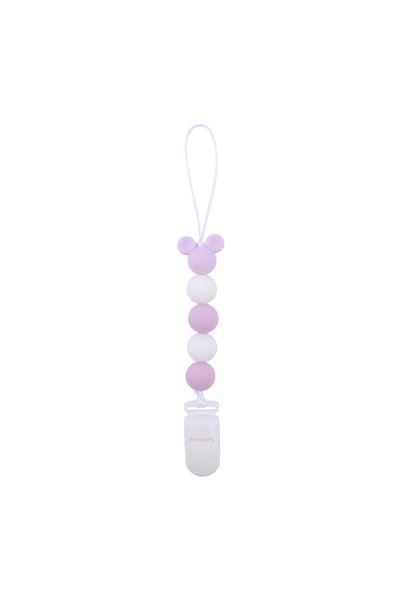 Choice8 2 Silicone Baby Pacifier Clip Teether round Beads Dummy Holder Chain ...