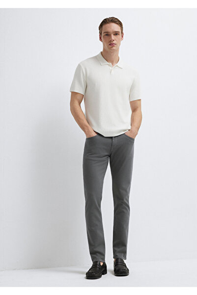 Mavi Jake Puslu Grün Komfort-Gabardine-Hose 00422A2940