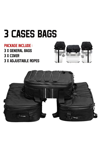 Choice 3 Bags - A set New Waterproof Bag Top Box Panniers Bag Case Luggage Ba...