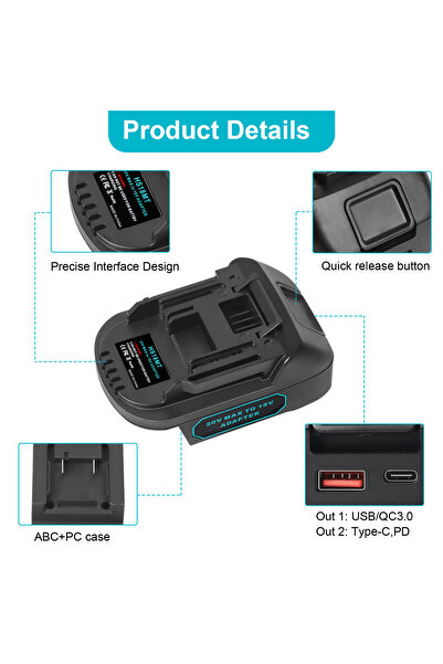 Choice HS18MT Adaptor for EINHELL 18V for XChang ozito battery for makita 18V...