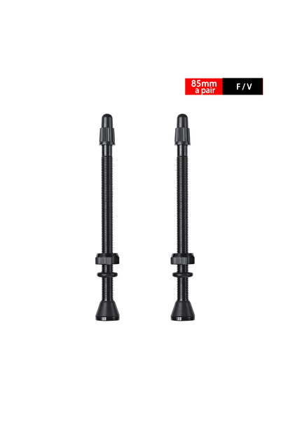 Choice7 Black 85mm Bicycle Tubeless Tire Valve Carbon Rim Presta Valves 45 65...