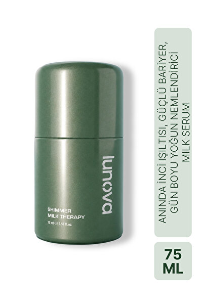 Lunova Shimmer Milk Therapy Anında İnci Işıltısı, Güçlü Bariyer, Gün Boyu Yoğ...