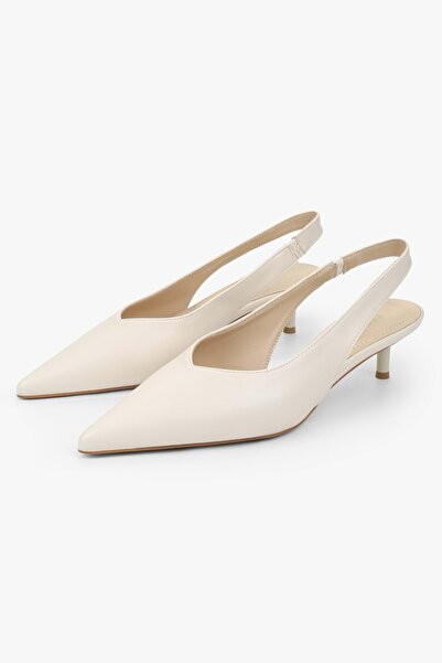 Shoeberry Γυναικείο στιλέτο Enca Ecru Skin