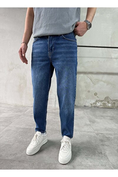 DIFRANSEL JEANS Washable Detail Comfortable Fit Dark Blue Banan Jean