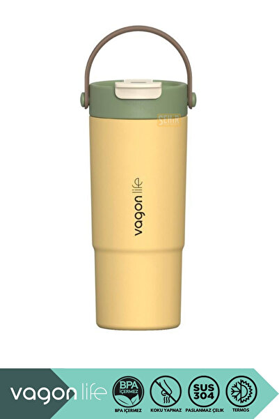 Vagonlife 660ml Yeni Koleksiyon Çift Renkli Tumbler Pipetli/Pipetsiz Kullanım...