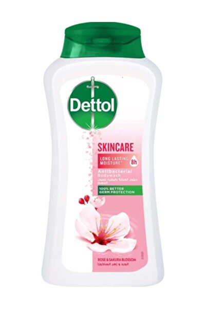 Dettol جل استحمام وغسول للجسم للعناية بالبشرة مع خلاصة الورد وزهرة الساكورا