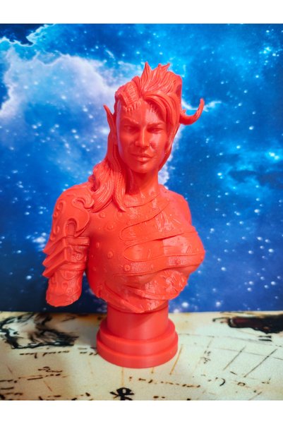 OEM Bust 3d Karlach Baldur's gate 17 cm