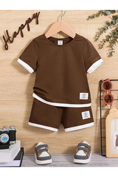 VESTIR BIEN Printed Summer T-Shirt-Shorts Set Cotton