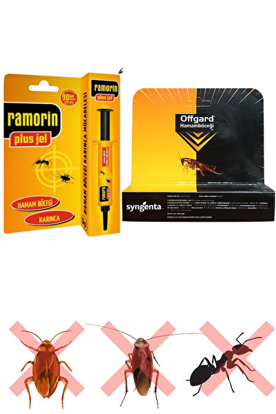 RAMORİN Alman-Doğu Hamamböceği ve Ev Karıncası İlacı Offgard Jel Yem 5GR/Ramo...