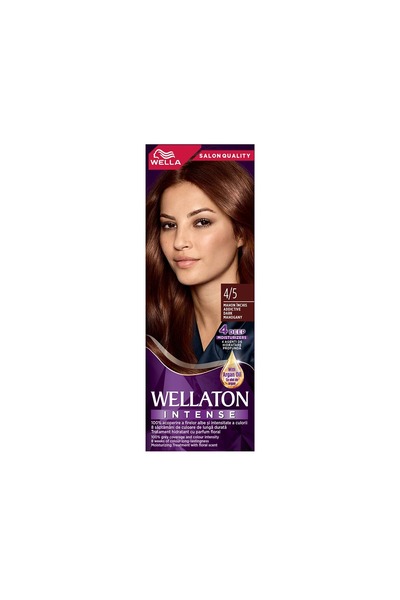 Wellaton Интензивна боя за коса, тъмен махагонов цвят, №. 4/5