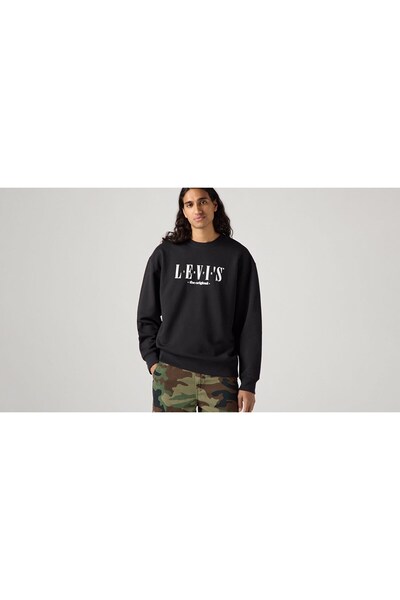 Levi's Rahat Yuvarlak Yaka Baskılı Sweatshirt 38712-0455