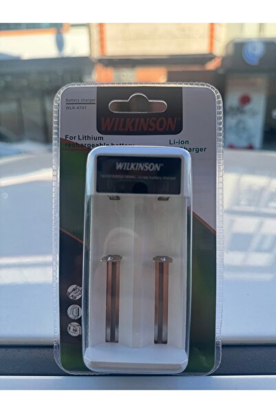 chilltech Wilkinson WLK-4741 Li-ion Pil Şarj Cihazı 18650 Uyumlu Çift Slot Li...