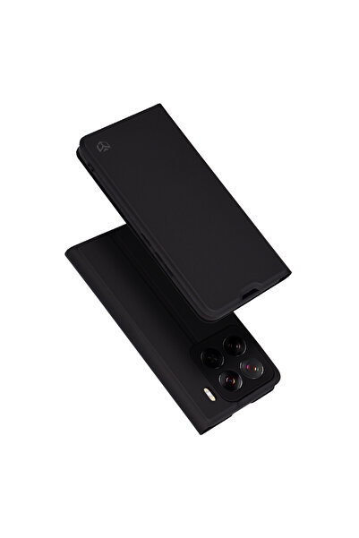 Techsuit Husa pentru Xiaomi 15 Pro, Magskin Book, protectie antisoc, negru