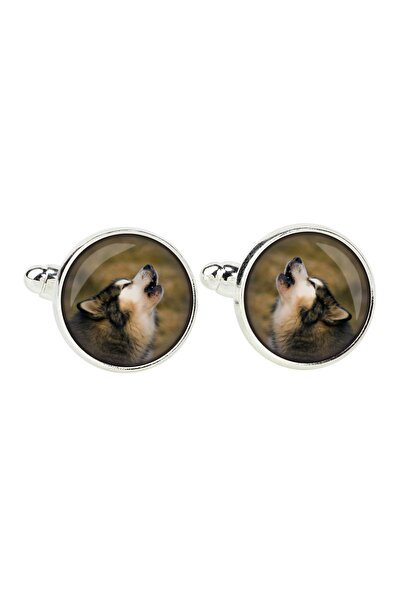Art - Dog Alaskan Malamute - cufflinks, a shirt accessory, a shirt pendant fr...