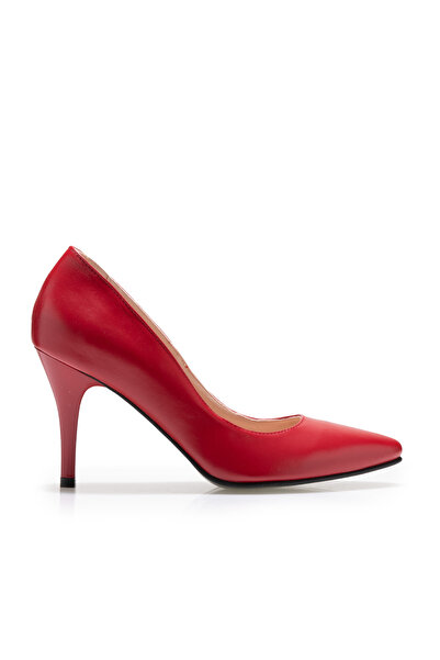 UrbanShoes Women's stiletto shoes made of Genuine Leather - 173 Box Red