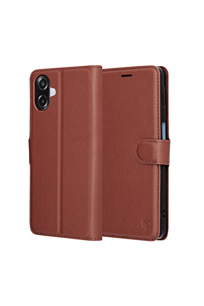 Stef's Cat Husa pentru Samsung Galaxy A07 4G, Stef's Cat, Leather Folio, maro