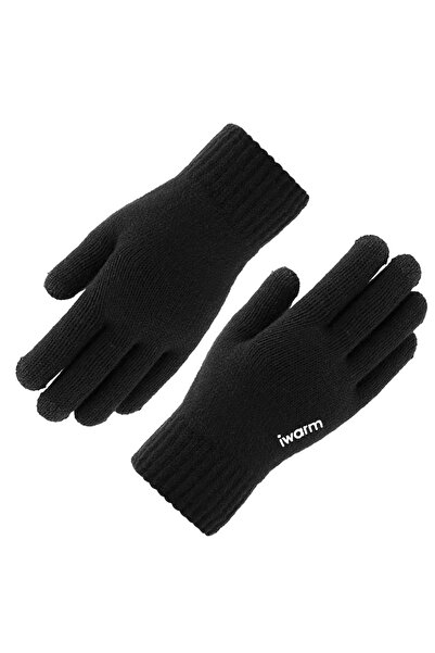 Iwarm Mănuși touchscreen (ST0005) - Strat dublu și catifea/acril, Mărime 21cm...