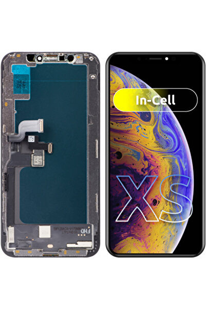 ZY Display cu touchscreen pentru Apple iPhone XS, cu ramă, versiune LCD In-Ce...