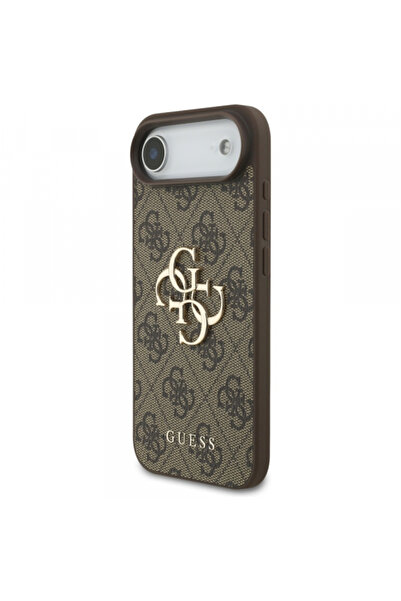 Stef's Cat Θήκη για Apple iPhone 17 Air, Guess, 4G Μεγάλο Λογότυπο, Καφέ