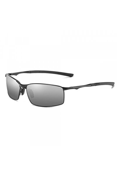 Techsuit Men's Sunglasses 559, Polarized, UV Protection, Grey Black