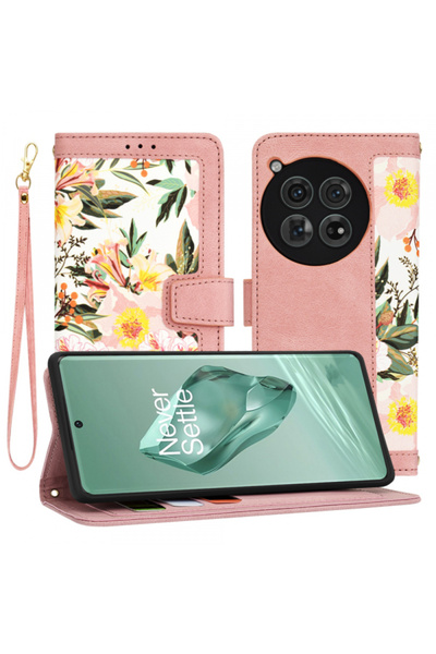 Techsuit Husa pentru OnePlus 12, Techsuit, Flipcraft, Roz