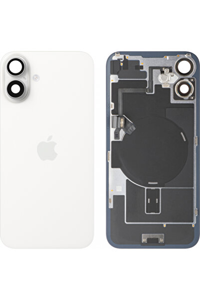 Apple iPhone 16 Plus Battery Cover, White, Swap
