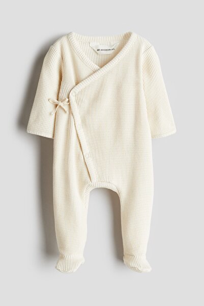 H&M Petek Dokulu ve Pamuklu Tulum