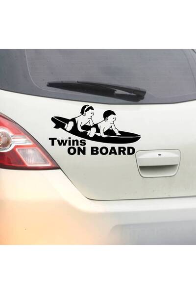 OEM Sticker auto (15cm) - Twins on board