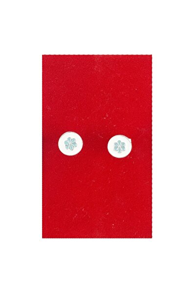 OEM Jewelry earrings for children, 925 sterling silver, matte silver, Daisy F...